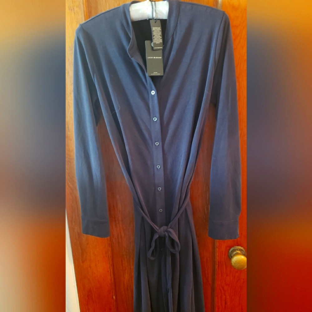 dark grey lucky brand dress size small